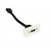 HDMI Female to Female STUBBY Cable, Black or White